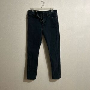 LEVII’s JEANS - dark wash blue jeans 510, 34W x 30L